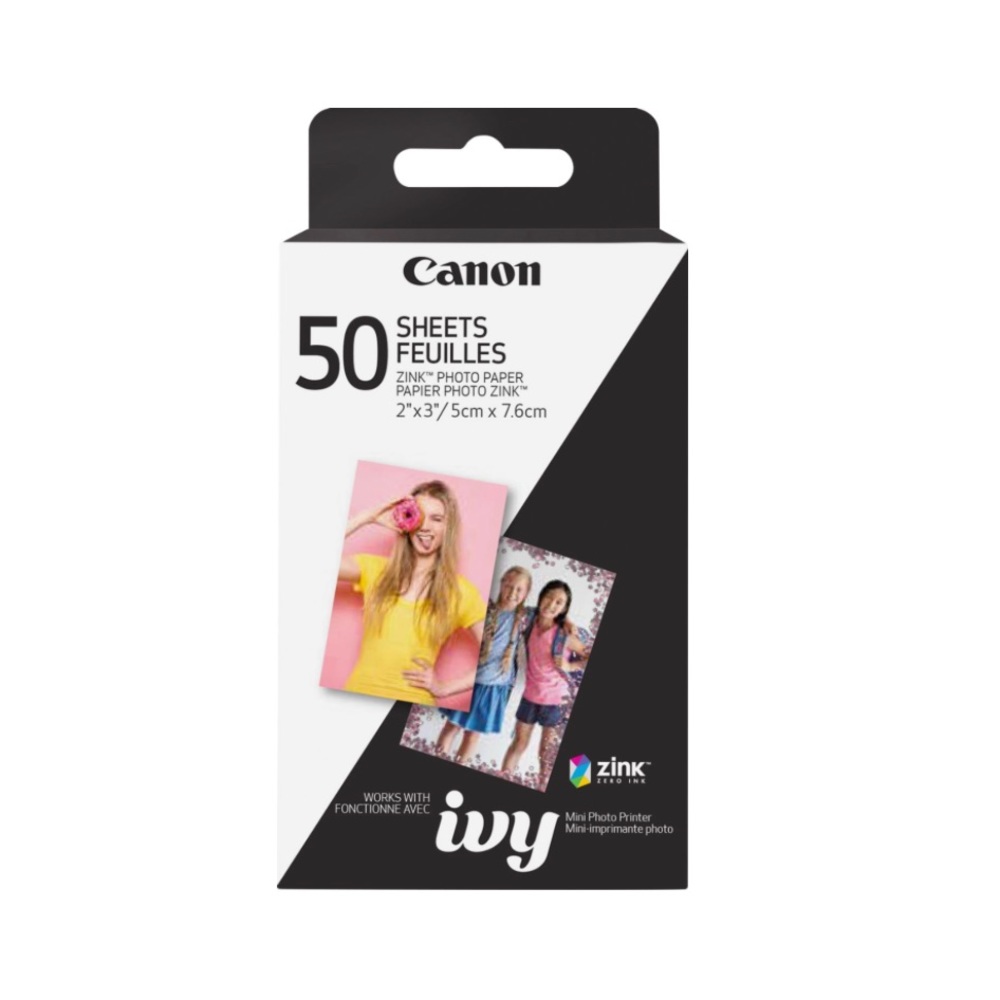 Canon - ZINK Glossy Photo 2" x 3" 50-Count paper